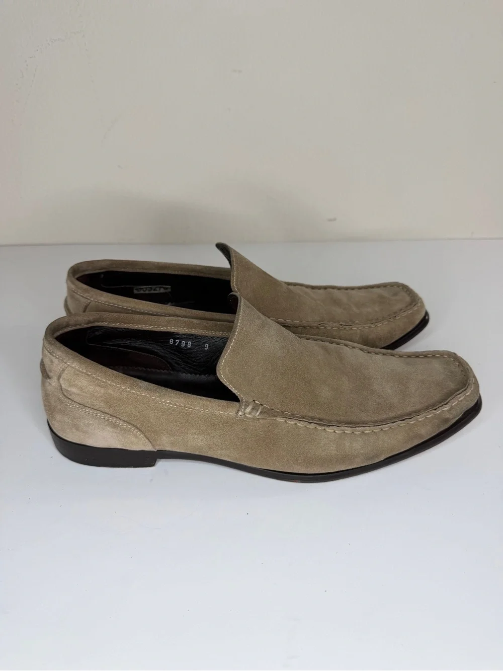 to boot New York Driving Loafers Casual Shoes Men Size 9 Brown Suede comfort